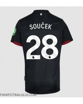 West Ham United Tomas Soucek #28 Tricou Fotbal Replică 2024-25 Barbati Deplasare